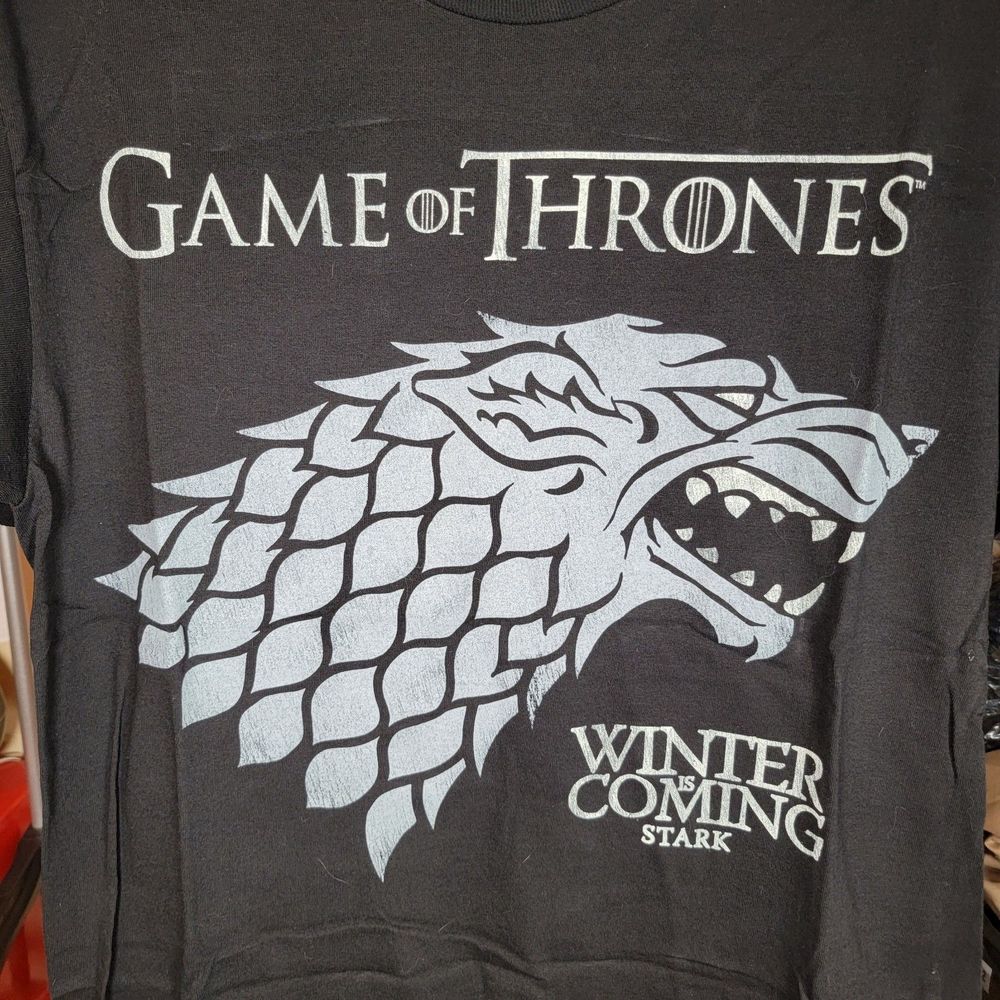 Game Of Thrones Short Sleeve Tee Black - Size Large - NWT